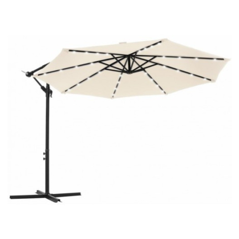 Záhradný slnečník 3m LED SONGMICS GPU018M01