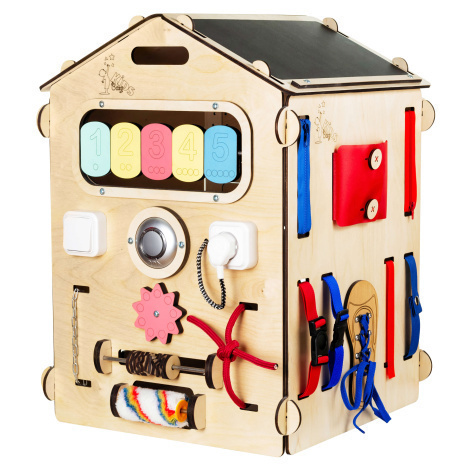 BusyKids domček natural - Activity board