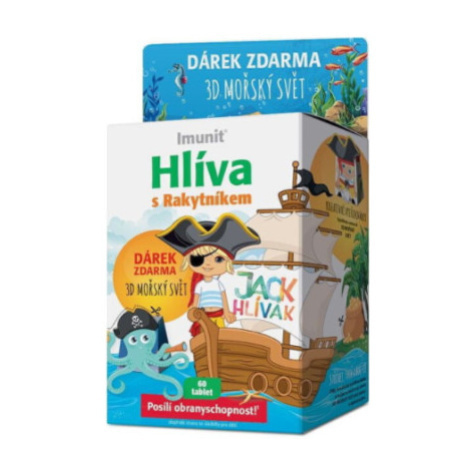 JACK HLIVÁK Hliva s rakytníkom imunit 60 tabliet + DARČEK 3D morský svet
