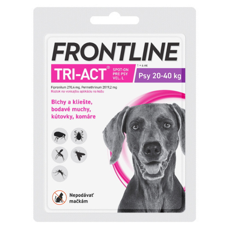 Frontline TRI-ACT Spot-on pre psy L 20-40 kg