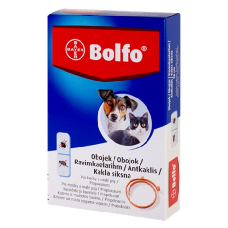 BOLFO antiparazitný obojok pre mačky a malých psov