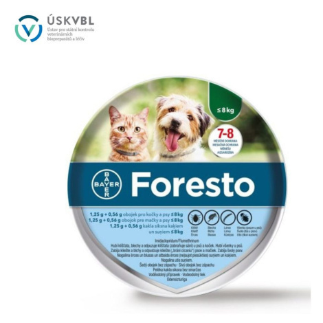 Obojok proti kliešťom Foresto pre psov a mačky