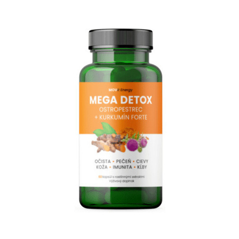 MOVIT Mega detox ostropestrec + kurkumín forte