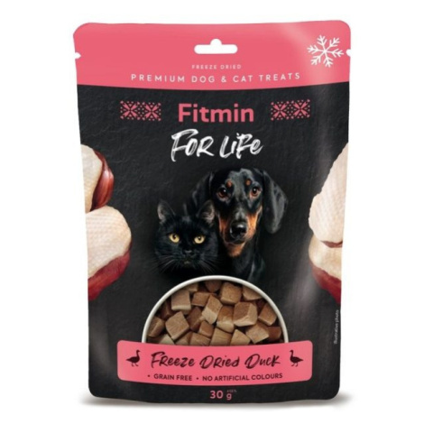 Fitmin For Life dog & cat mrazom sušené mäso Duck