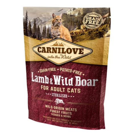 CARNILOVE Cat Adult Lamb & Wild Boar Grain Free Sterilised