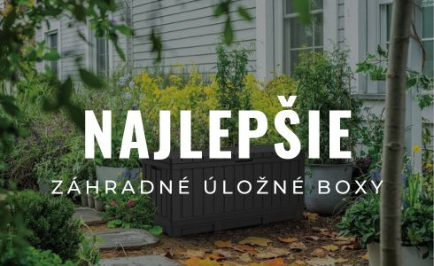 Najlepšie záhradné úložné boxy 2026: Recenzie a porovnanie