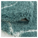 Kusový koberec Alvor Shaggy 3401 blue kruh - 160x160 (průměr) kruh cm Ayyildiz koberce