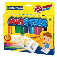 Centropen Fúkacie fixky na papier Air Pens Rainbow 10 ks