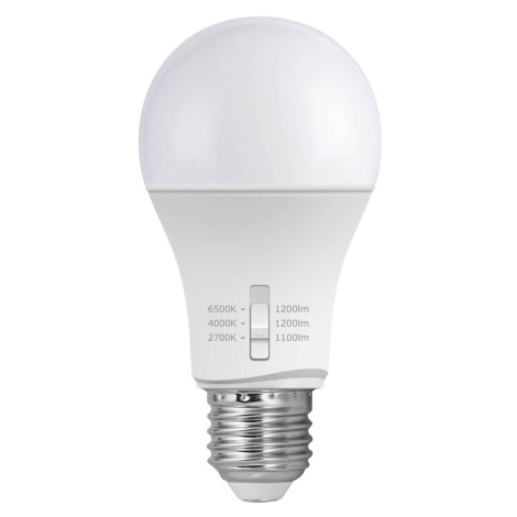 E27 11 W LED žiarovka A60 CCT 2 700/4 000/6 500K