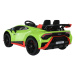 mamido Detské elektrické autíčko Lamborghini Huracán STO zelené