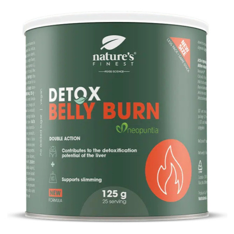 Nature’s Finest Detox Belly Burn | Neopuntia opuncie s ostropestřcem, artyčokem a chlorellou | d