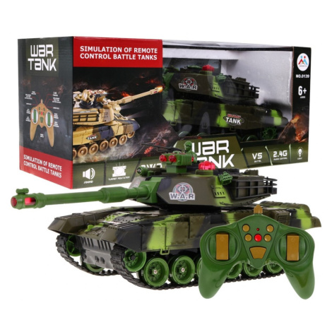 mamido  Tank na diaľkové ovládanie R / C 1:18 zelený