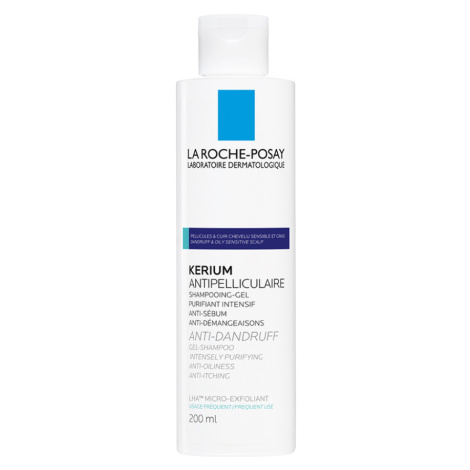 LA ROCHE-POSAY Šampón proti lupinám na mastné vlasy 200 ml