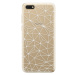 Odolné silikónové puzdro iSaprio - Abstract Triangles 03 - white - Huawei Honor 7S