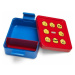 LEGO® ICONIC Classic box na desiatu - červená / modrá