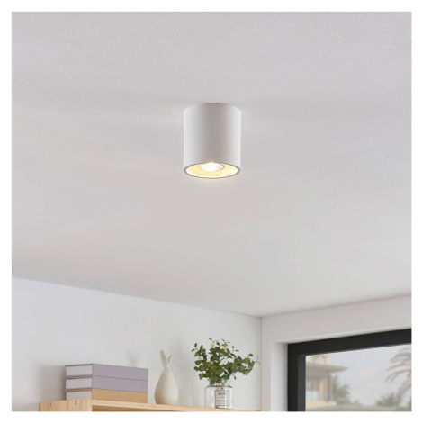 Lindby Parvin hliníkové Downlight, okrúhle, biele