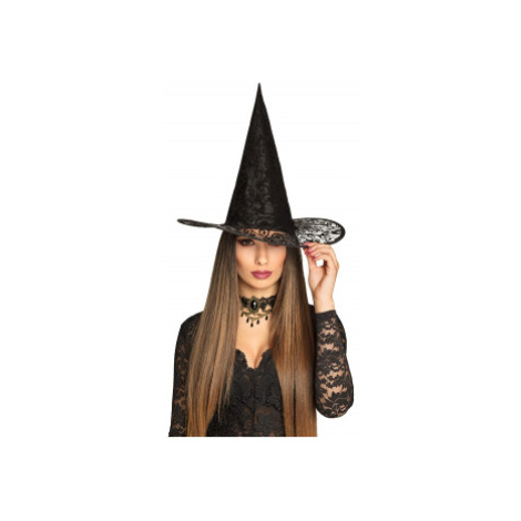 Klobúk Čarodejnica čierny s ornamentami ALBI