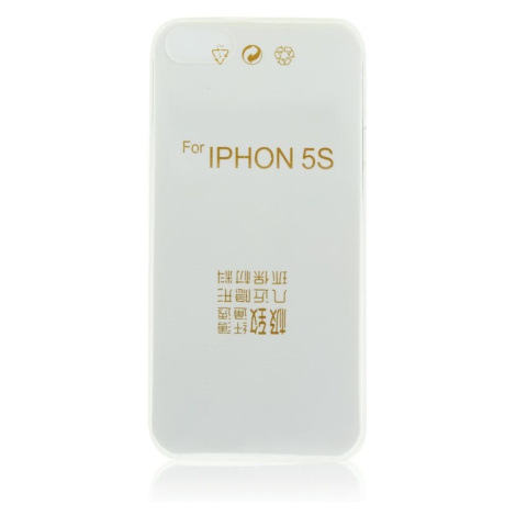 Silikonové puzdro Ultra Slim 0,3 mm pre Apple iPhone 5/5S/5SE transparentné