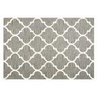Sivý bavlnený koberec 140 × 200 cm YALOVA, 57831