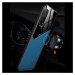 Huawei P50 / P50E, silikónové puzdro, koža a zadná strana z plexiskla, stredne odolné voči náraz