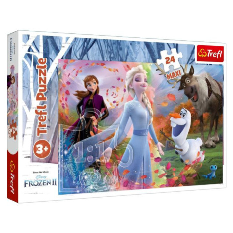 Trefl Puzzle 24 Maxi Hľadanie dobrodružstiev  Disney Frozen 2