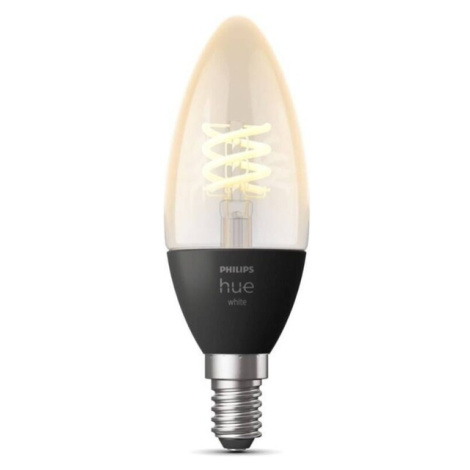 Philips HUE Bluetooth žiarovka LED E14 filament 4,5 W 300lm 2100K