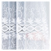 Biela žakarová záclona JOVITA 400x80 cm