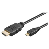 PremiumCord HDMI A - HDMI micro D 1m