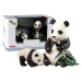 mamido  Sada pandy veľké s figúrkami mladých a bambusových pánd