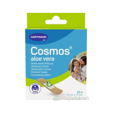 Cosmos aloe vera vodeodolná náplasť na rany 20 ks