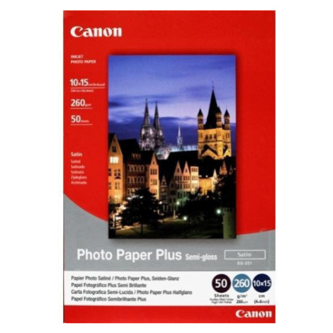 Fotopapier Canon SG-201 10x15, saténový, 50ks, 260g/m2