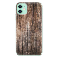 Odolné silikónové puzdro iSaprio - Wood 11 - iPhone 11