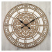 Nástenné vintage hodiny z dreva - Majestique