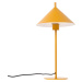 Dizajnová stolná lampa žltá - Triangolo