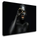 Impresi Obraz Portrét ženy zlaté detaily - 60 x 40 cm