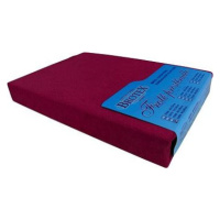 Brotex Froté prestieradlo 140 × 200 cm, vínové