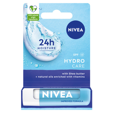 Nivea balzam na pery Hydro Care s bambuckým maslom 4,8g