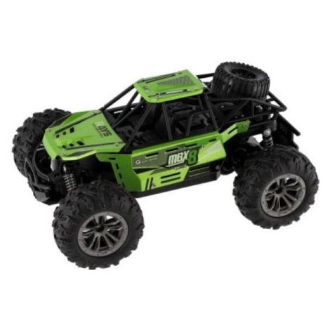 Auto RC buggy terénne zelené 22cm plast 2,4 GHz na batérie + dobíjací pack Teddies