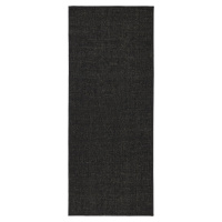 Běhoun Twin-Wendeteppiche 103096 black cream – na ven i na doma - 80x250 cm NORTHRUGS - Hanse Ho