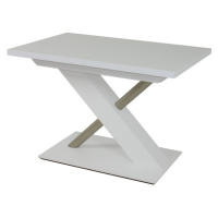 Sconto Jedálenský stôl UTENDI 1 biela, šírka 120 cm, rozkladací