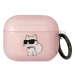 Púzdro Karl Lagerfeld Airpods 3 cover pink Ikonik Choupette (KLA3HNCHTCP)