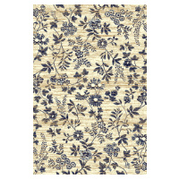 Kusový koberec Flowers beige - 80x150 cm Alfa Carpets