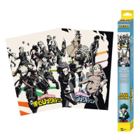 Abysse Corp My Hero Academia Heroes/Villains Posters 2-Pack 52 x 38 cm