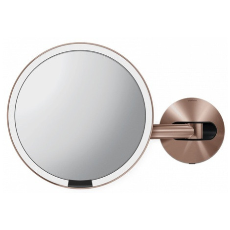 Kozmetické zrkadielko Simplehuman Wall Rose Gold nerez oceľ SHST3021