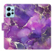 Flipové puzdro iSaprio - Purple Marble - Xiaomi Redmi Note 12 5G