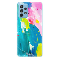 Odolné silikónové puzdro iSaprio - Abstract Paint 04 - Samsung Galaxy A72