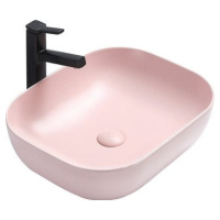 MEXEN - Rosa keramické umývadlo na dosku 50 x 40 cm ružové mat 21095044