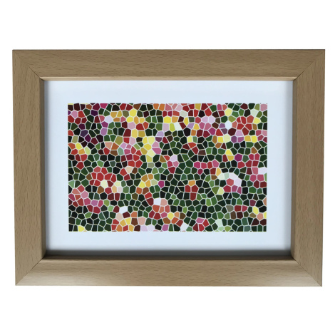 Bondecor Fotorám plastový, lišta 13,19 mm, svetlé drevo, 15 x 21 cm