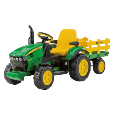 Peg-Pérego John Deere Ground Force s vlečkou 12V - 330W zelená