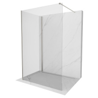 MEXEN/S - Kioto Sprchová zástena WALK-IN 90 x 75 cm, transparent, nikel kefovaná 800-090-212-97-